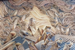 DAMIR FACAN-GRDIŠA - Kroki autoportreti gradski, 2016., akvarel, 101x153cm