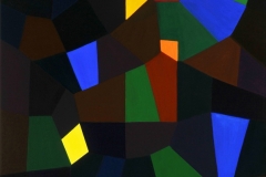 DIJANA NAZOR - Skriveni autoportret u zrcalu, 2015., dvostruka slika: akril/platno, 120x80cm