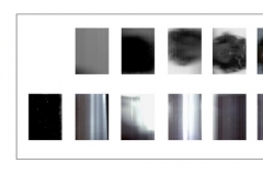 JANKO IVČIĆ - Skener/autoportret, 2014., slika + fotografija: akril na pak papiru i foto na kapafiksu, ukupno: 45x170cm