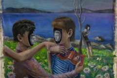 JELENA SOKIĆ : A-VOID, 2016., slika: ulje/platno, 97x117cm