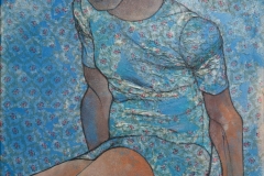 LENA KRAMARIĆ - Uklopila sam se (Klopka), 2016., komb.teh., 80x60cm