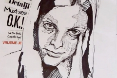 LUCIA PAVLIŠINOVÁ - Autoportret – Dosada, 2017., kolaž, 21x29,7cm