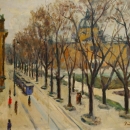 Zrinjevac zimi, 1951.