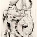 Drveće i kuće na obali, 1967.