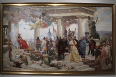 Vlaho Bukovac, Hrvatski preporod, predložak za zastor HNK, 1896.