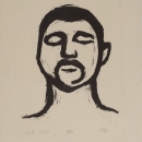 Glava, 1955.; litografija (foto: Dražen Bota)