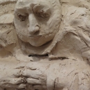 Prorok, 1976.; terakota (detalj)