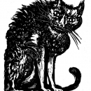 Veliki mačak, 1964.; linorez (foto: Dražen Bota)