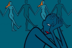 Feels like tired, feels like old, 1999, acrylic on canvas