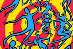 Dance, 2002, 85x67 cm, acrylic on masonite