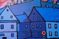 Petrovaradin, 2002, 84x67 cm, acrylic on masonite