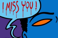 I miss you !, 2004, 50x70 cm, acrylic on canvas