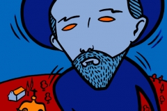 Đura Jakšić 2002-70x50 cm, acrylic on canvas