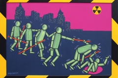 Via Pieter Bruegel (Parable of the blind), 2008, 70x100 cm, acrylic on canvas