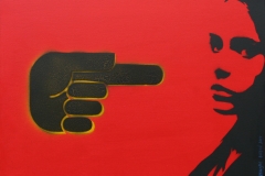No title, 2011, 35x50 cm, acrylic & spray on canvas