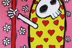 Death, 2016, 100x80 cm, acrylic on canvas