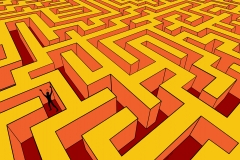 Labyrinth, 2010, 140 x 200 cm, acrylic on canvas