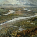 Anka Krizmanić - Savski rukavci kod Podsuseda, 1952., ulje na platnu, 48x59.JPG