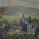 Ivka Oresković - Pogled na Samobor, 1949., ulje na platnu, 50x40.jpg