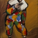 Marta Makanec-Filipčić - Bajazzo, 1965., tempera, 38x25,5.jpg