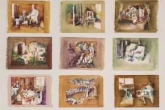 Marijan Richter - Male slike malih motiva, 2017. (poliptih)