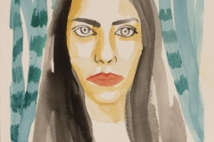 Mia Matijević - Prije sam slikala toliko puno da mi se više uopće ne da, 2019. (poliptih)