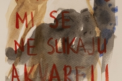 Mia Matijević - Prije sam slikala toliko puno da mi se više uopće ne da, 2019. (poliptih)