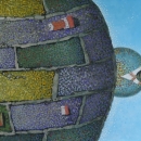 Vikend planet, 2016.; akril i ulje na platnu