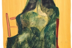 Žena (7), 1950-56., tempera močilo papir, 88x62cm