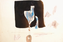 Cvijet 23 (472), 1978., akvarel, pastel, papir, 48x62cm