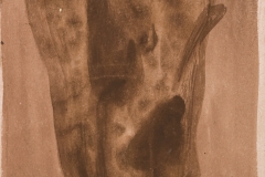 Glava (12), 1955-60, akvarel papir, 42,5x27,5cm