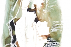 Glava (751), 1983., močilo, papir, 62,5x44,5cm