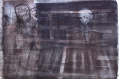 Krčma (63), 1950., tempera, papir, 59,5x84cm