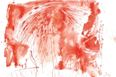 Lubanja (2480), 1989., močilo, tempera, karton, 50x70cm