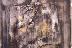 Pušač (62), 1950., tuš-pero, tempera papir, 84x59cm
