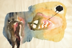 Slikar (9), 1969., akvarel, papir, 48x66cm