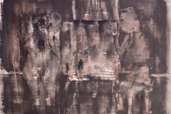 Slikar i model (27), 1950., tempera papir, 60x84cm