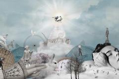 From the series Lai lai svet - digital collage, 2018.