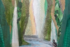 Canyon Groge (Oregon) - collage on canvas, 60x80cm, 2016.