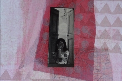 Dream image 2 - collage on canvas, 30x40cm, 2016.