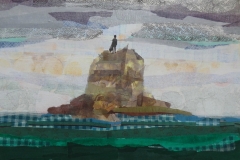 Dreamland 2 - collage on canvas, 70x50cm, 2016.