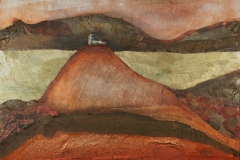 Wadi Rum (Jordan) -  collage on canvas, 70x70cm, 2015.