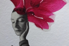 War is unnecessary - collage on paper, 18x27cm, 2014.