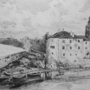 Crikvenica, 1910.-1915., tuš, pero, laviranje kistom na papiru