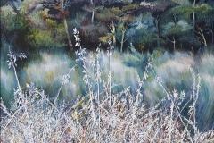 Eugen Varzić - Forest Swords; ulje na platnu,  140x120cm, 2016.