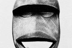 Duje Medić - Obala Bjelokosti, olovka na papiru, 10x14cm, 2018.