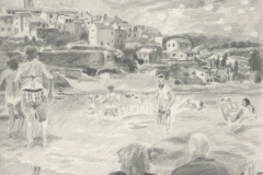 Ana Sladetić - Vrbnik; olovka na papiru, 21x14.8cm, 2016.