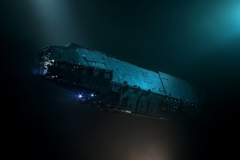 Luka Hrgović - U.S.S. ARES; maketa (plastika, drvo), 100x20x20cm, 2017.