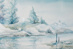 Ogledalo Dobre - akvarel, 2002., 35x62cm