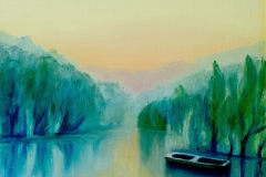 Suton na Kupi - ulje na platnu, 2010., 24x20cm